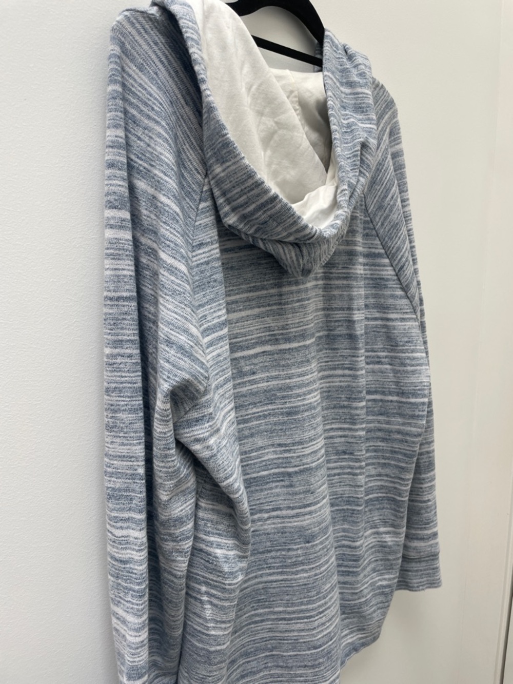 Vince Striped Pullover Henley Knit Hoodie MSRP $275 Size XL - Picture 7 of 8